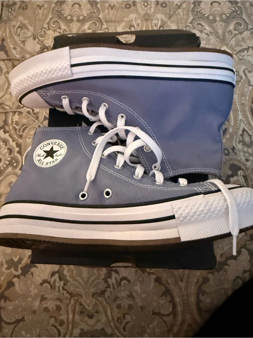 Converse High-Top Canvas Sneakers in Thunder Daze size  kid 5.5